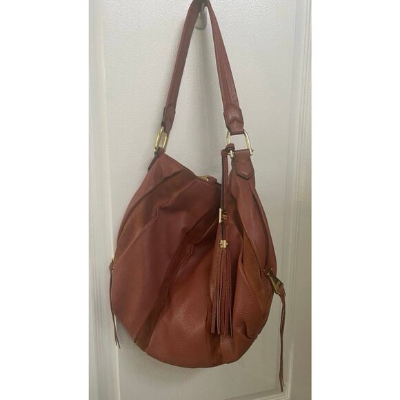 Aimee Kestenberg Teracotta color large leather hobo gorgeous color!! - Picture 2 of 16